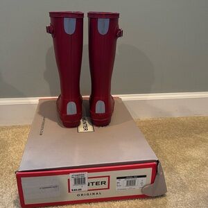 Hunter Original Red Tall Boots size G3/B2